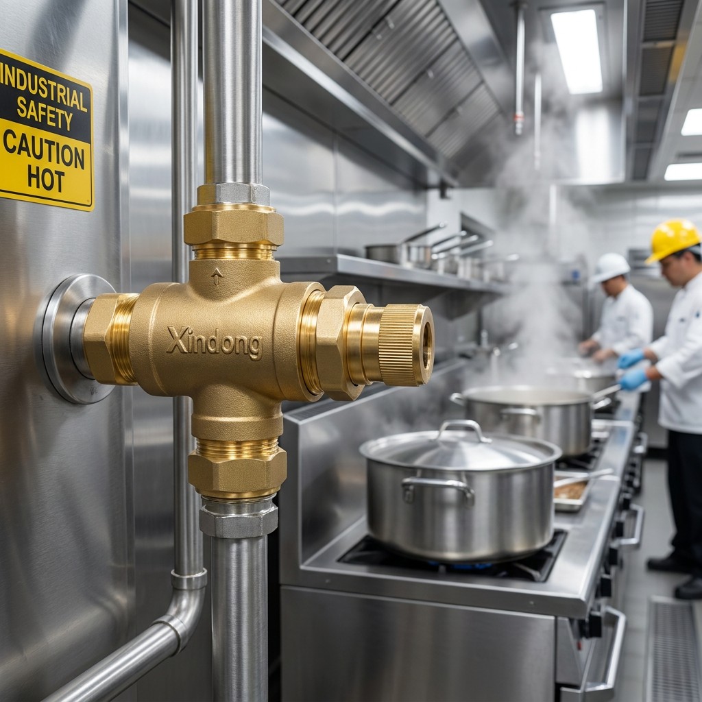 Safety in the Industrial Kitchen: The Role of High-Flow Thermostatic Mixers in Commercial Food Preparation