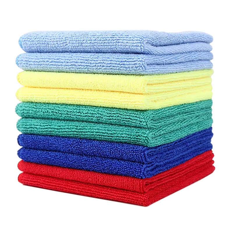 Díol Te 80% Póilisteir 20% Polyamide Mícrafhíbre Carr Glanadh Clócaireacht 40x40cm Mícrafhíbre Carr Níos Féidir le Detaliúchán Torthúil Polishing Leabaidh
