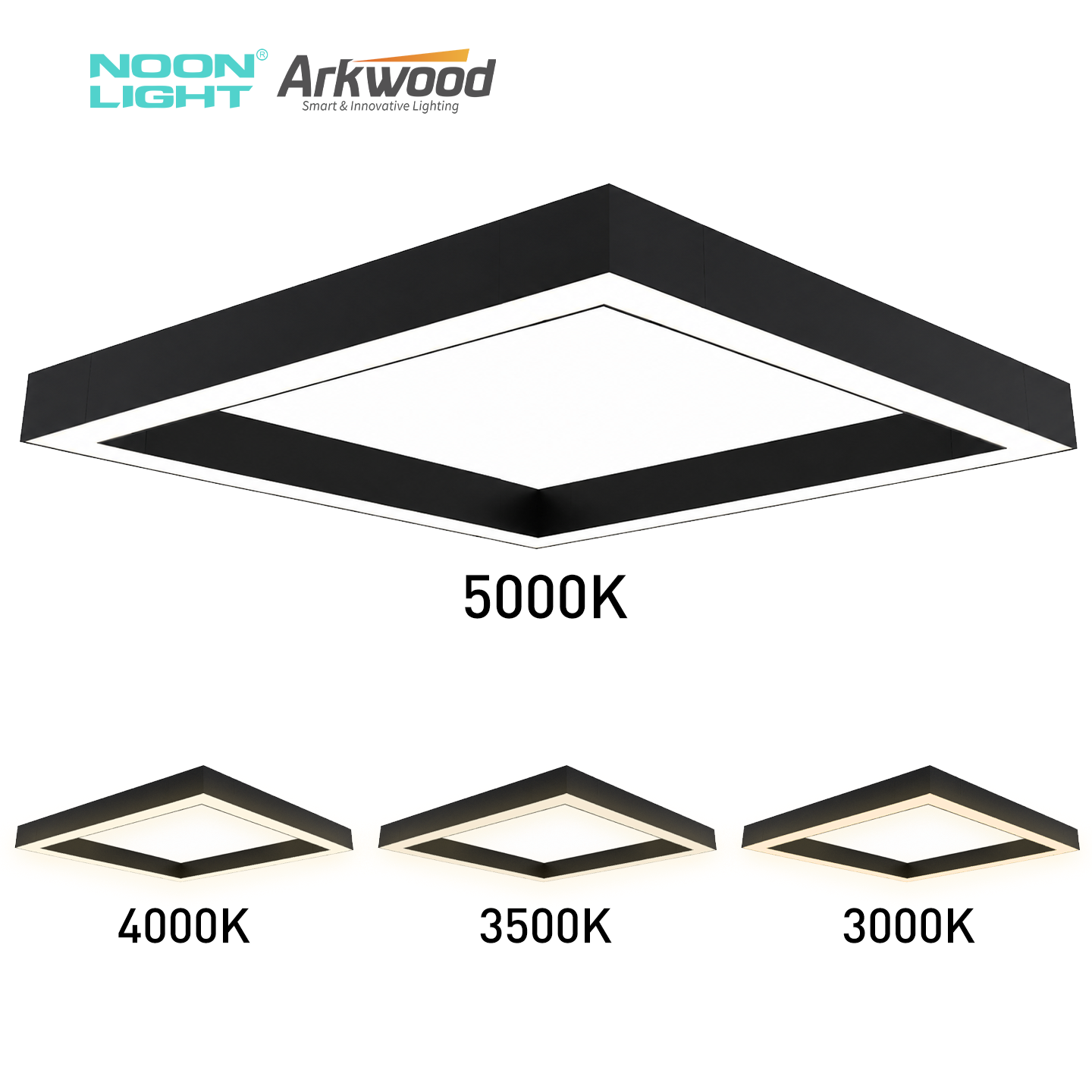 NOONLIGHT TLE Power Adjustable CCT Tunable LED Linear Light Fixture Commercial Lighting