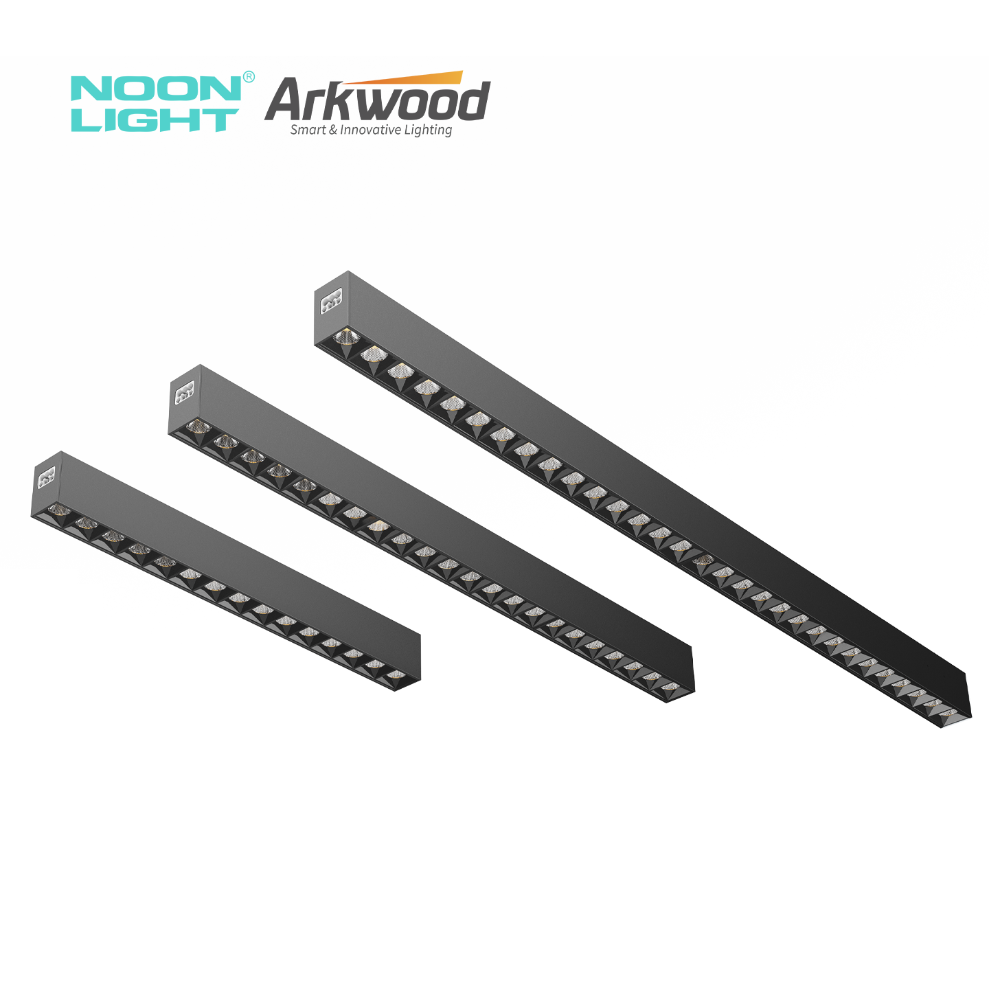 TLE LED Linear Light  Lens Version for Modern Commercial Showrooms\nPrecise Light Distribution | Low-Glare Design | Suspended Linear Lighting Solution