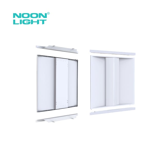 LED Troffer Retrofit For Commercial Use With Durable White Powder Painted Steel