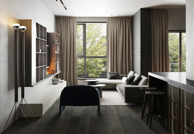 Progetto completo di armadi su misura per una residenza di lusso a Ikoyi, Lagos