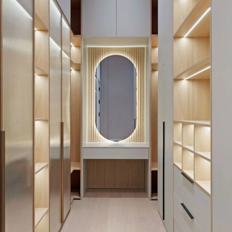 Premium Modern Villa Custom Cabinet Project with Open Kitchen, Wine Cellar, and Walk-In Closet Case image (12).webp
