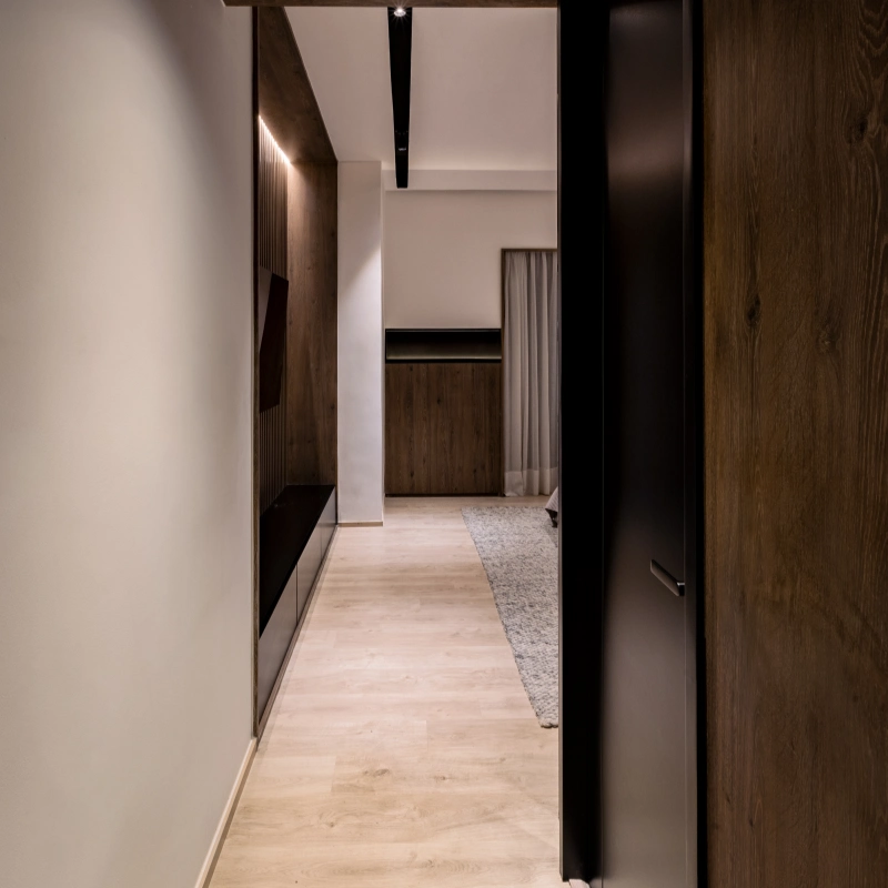 Barcelona Modern Full House Cabinet Project with Dark Wood, Stone, and Integrated Storage Case image (1).webp
