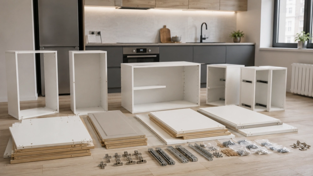 Custom Kitchen Cabinets vs Flat Pack Cabinets Which Is Better（Article illustration） (4).webp