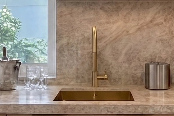 Modern Villa Suite Custom Cabinets for Bedroom and Bath Case image (6).webp