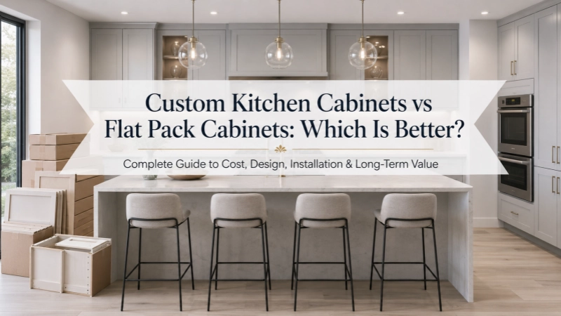 Custom Kitchen Cabinets vs Flat Pack Cabinets: Which Is Better?