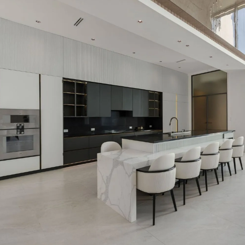 Premium Modern Villa Custom Cabinet Project with Open Kitchen, Wine Cellar, and Walk-In Closet Case image (3).webp