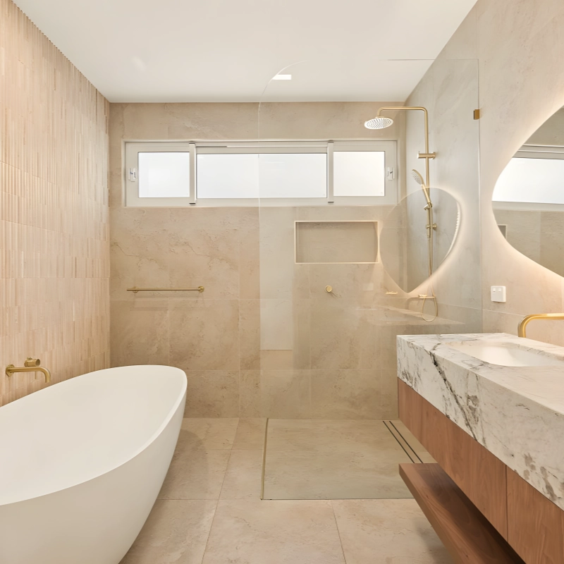 Luxury Custom Home Cabinet Project for a Bright Modern Villa Interior Case image (11).webp