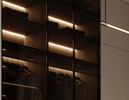 Luxury Walk In Closet Island With LED Vanity Mirror product picture (2).jpg