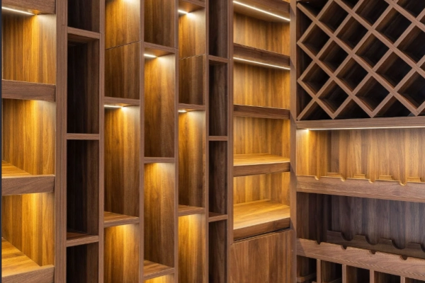Premium Modern Villa Custom Cabinet Project with Open Kitchen, Wine Cellar, and Walk-In Closet Case image (10).webp