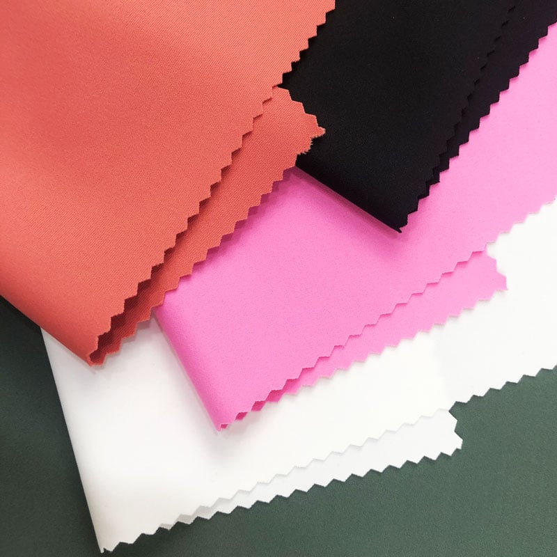 4 Way Stretch Double Faced Semi Shiny Spandex28 Nylon72  Fabric for Leggings Yoga Sportswear and Swimwear