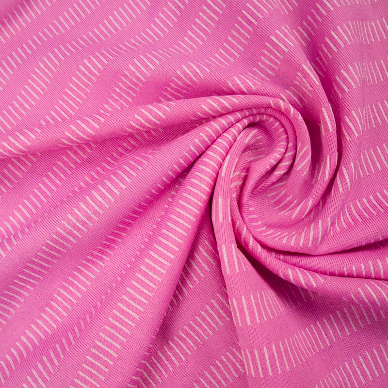OEKO‑TEX Certified Striped Texture Jacquard Fabric #TH16018 4-Way Stretch Knit Fabric For Swimwear