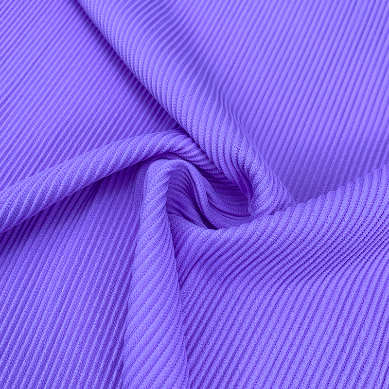 Jdttex Textured Polyamide 4 Way Stretch Rib Knit Spandex Fabric for Bikini