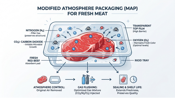 High Barrier MAP Tray for Fresh Meat: The 2026 B2B Buyer's Guide