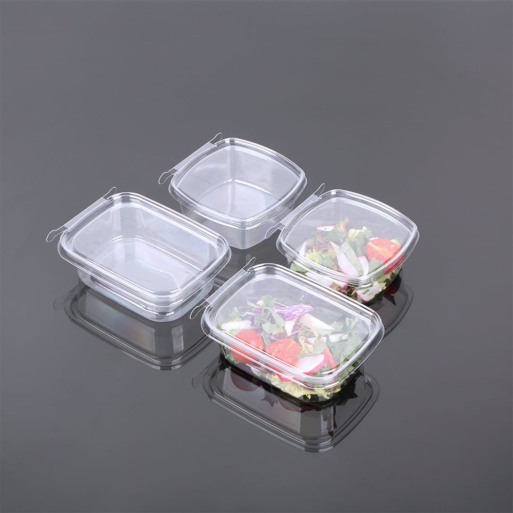 Tear-off PET Hinged Container