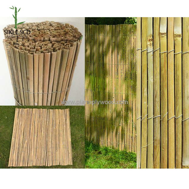 Split Bamboo Fence