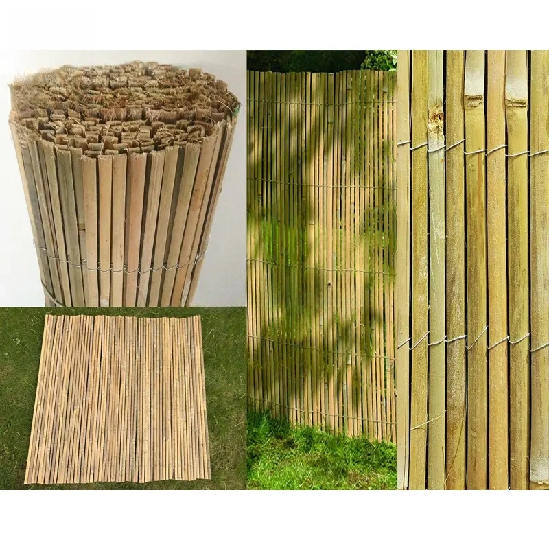 Split Bamboo Fence