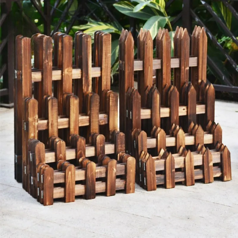 Carbonized Wooden Fence