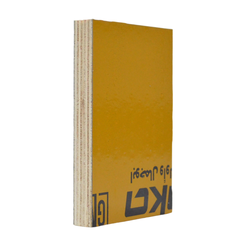 Yellow PP Plastic Film Faced Plywood