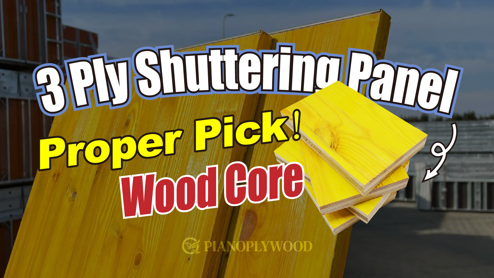 yellow knot free radiata pine 3 ply shuttering panel-0