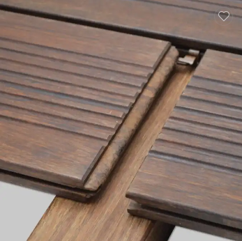 Carbonized bamboo deck plank flooring bamboo decking
