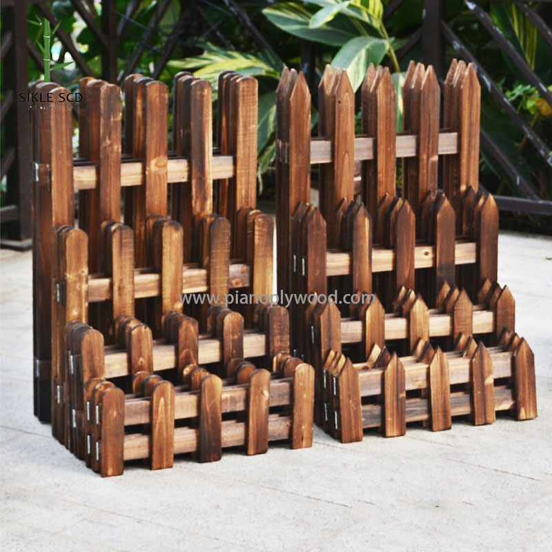Carbonized Wooden Fence