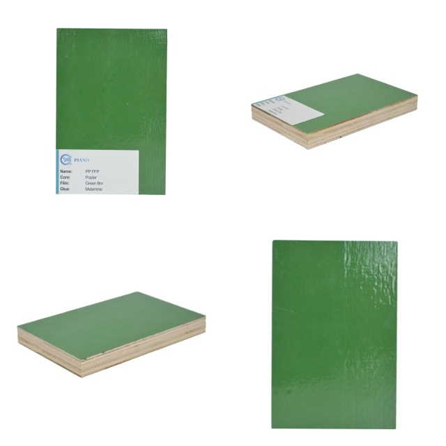 Green PP Plastic Film Faced Plywood