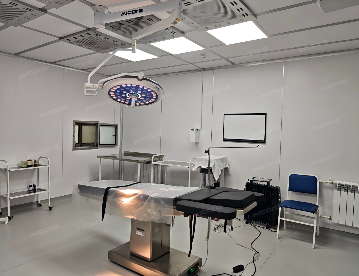 سلسلة MICARE متعددة الألوان بلس: 248 وحدة موثوقة من أضواء الجراحة LED لمشروع صندوق الأمم المتحدة للسكان في أوزبكستان