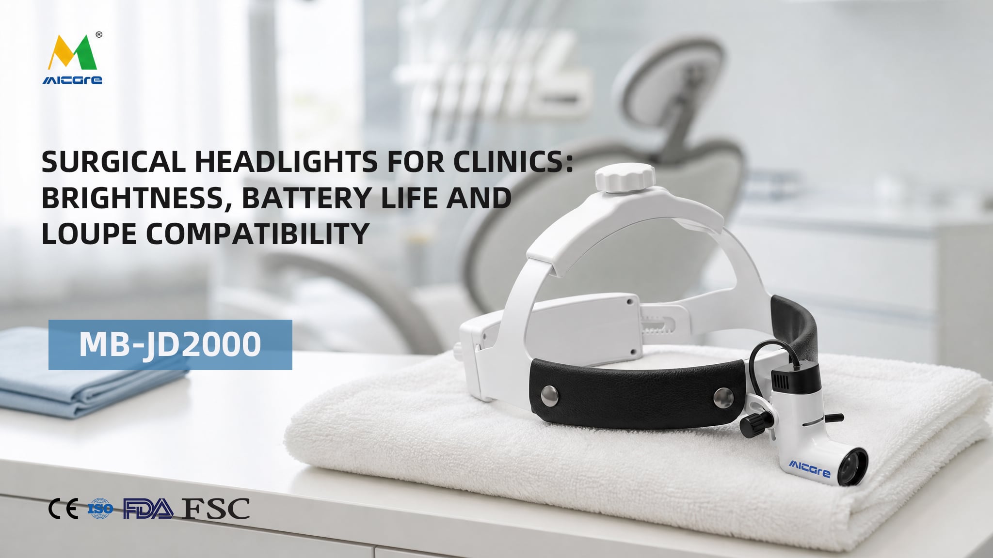 Surgical Headlights for Clinics: Brightness, Battery Life and Loupe Compatibility