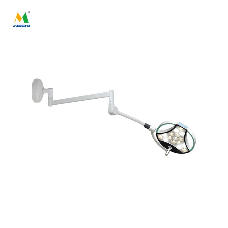 إضاءة جراحة الأسنان، ضوء غرفة العمليات المثبت على الحائط من الصين، JD1700G PRO من Micare