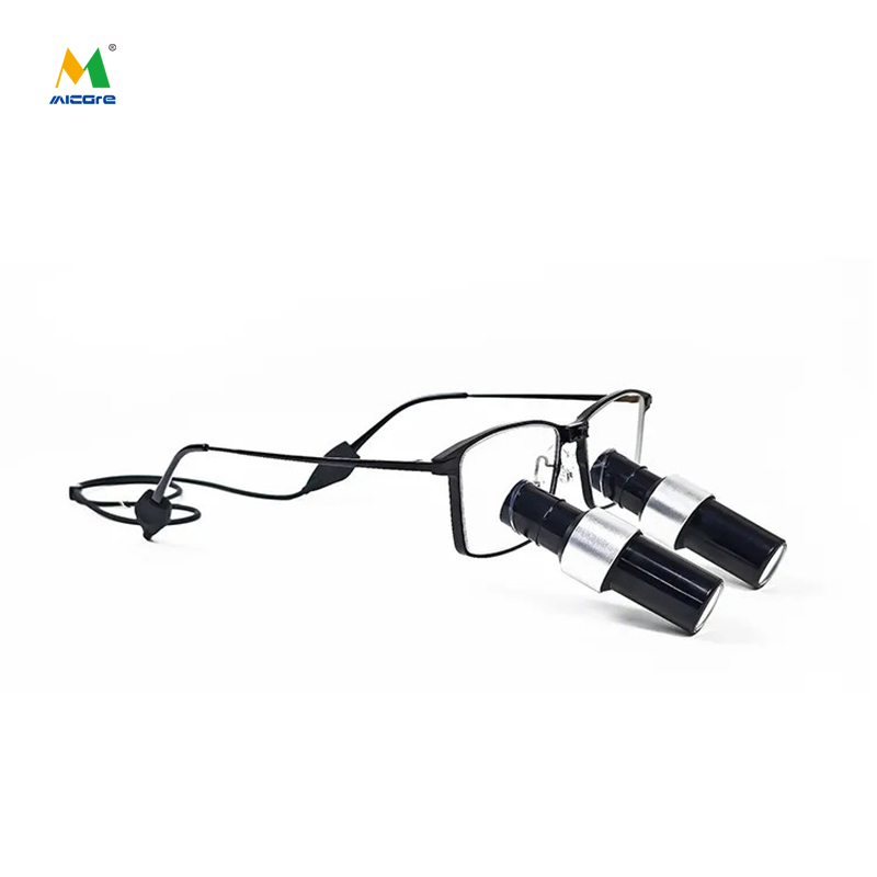 نظارات مكبرة جراحية TTL GNYM-600X لجراحة الأسنان والجراحة العصبية وجراحة القلب بدقة 6X مع تقنية medica micare