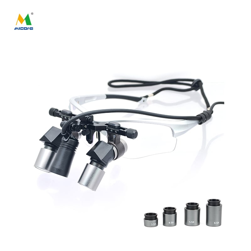 AENS Ergo-chirurgische loepen met LED clip-on hoofdlamp MD-JD2100 10 W Micare