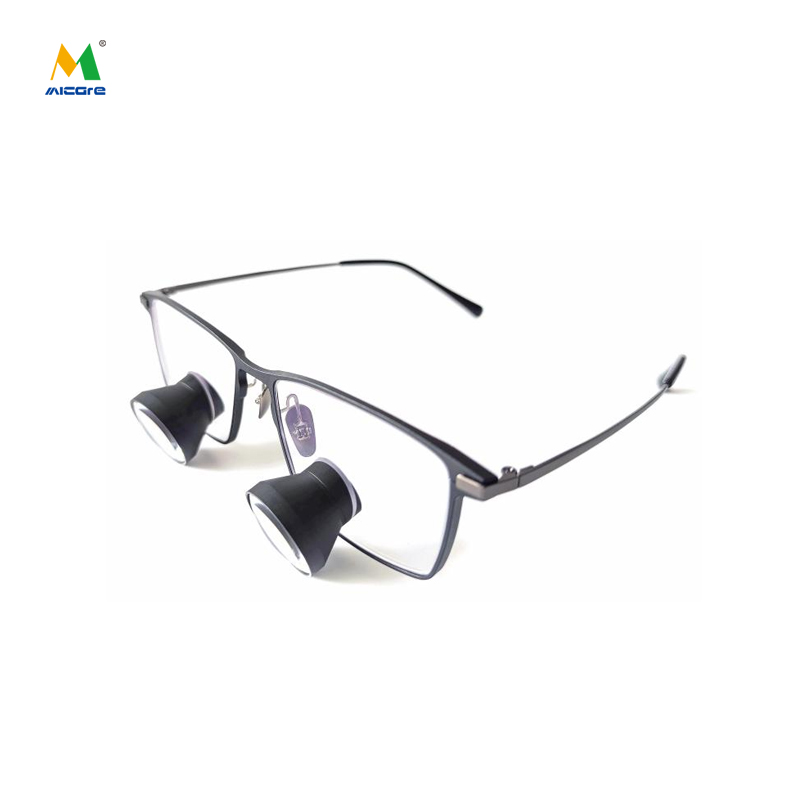 أفضل سعر لنظارات مكبرة طب الأسنان 21NM-250X قابلة للتعديل بين 2.5-3.5 ضعف المagnification باستخدام تقنية micare