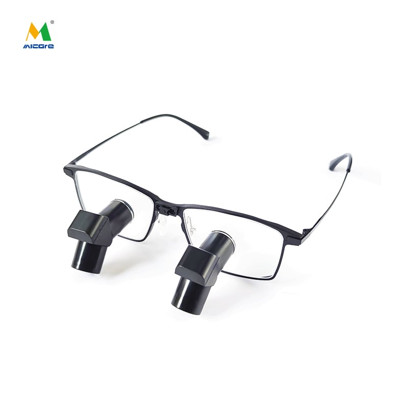 ENM-350X  TTL Angle embedded lightweight large wide field of view distortion-free long depth of field 3.5x surgical magnifying glass