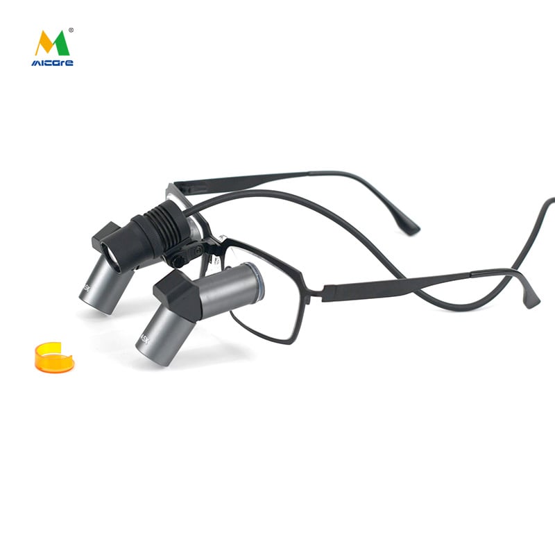 Micare JENM 450X 4,5X Ergo-prismatische chirurgische loepen en 15 W ME-JD2100 LED-systeem met hoge intensiteit