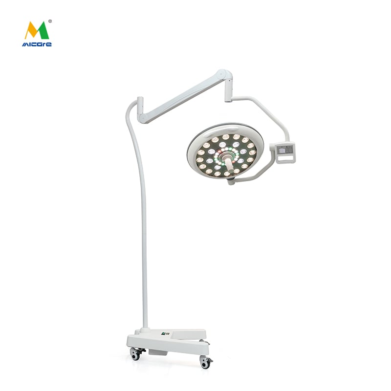 معدات طبية MICARE Power-LED Plus E500L ضوء متنقل عمودي، مصباح تشغيل بلا ظل