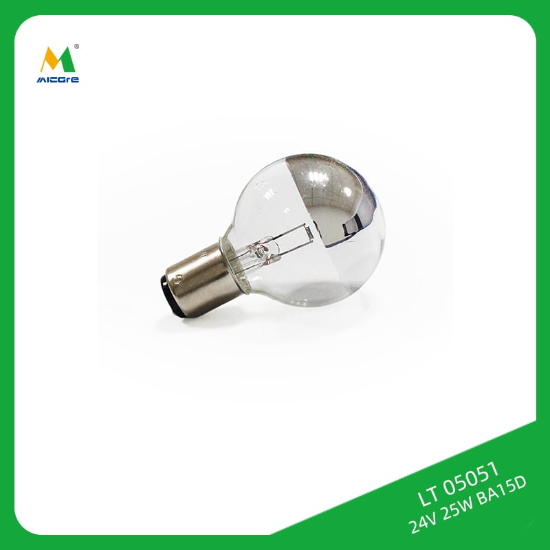 MICARE LT05051 مصباح بلا ظل 24V25W Ba15D Hanaulux مصباح هالوجين