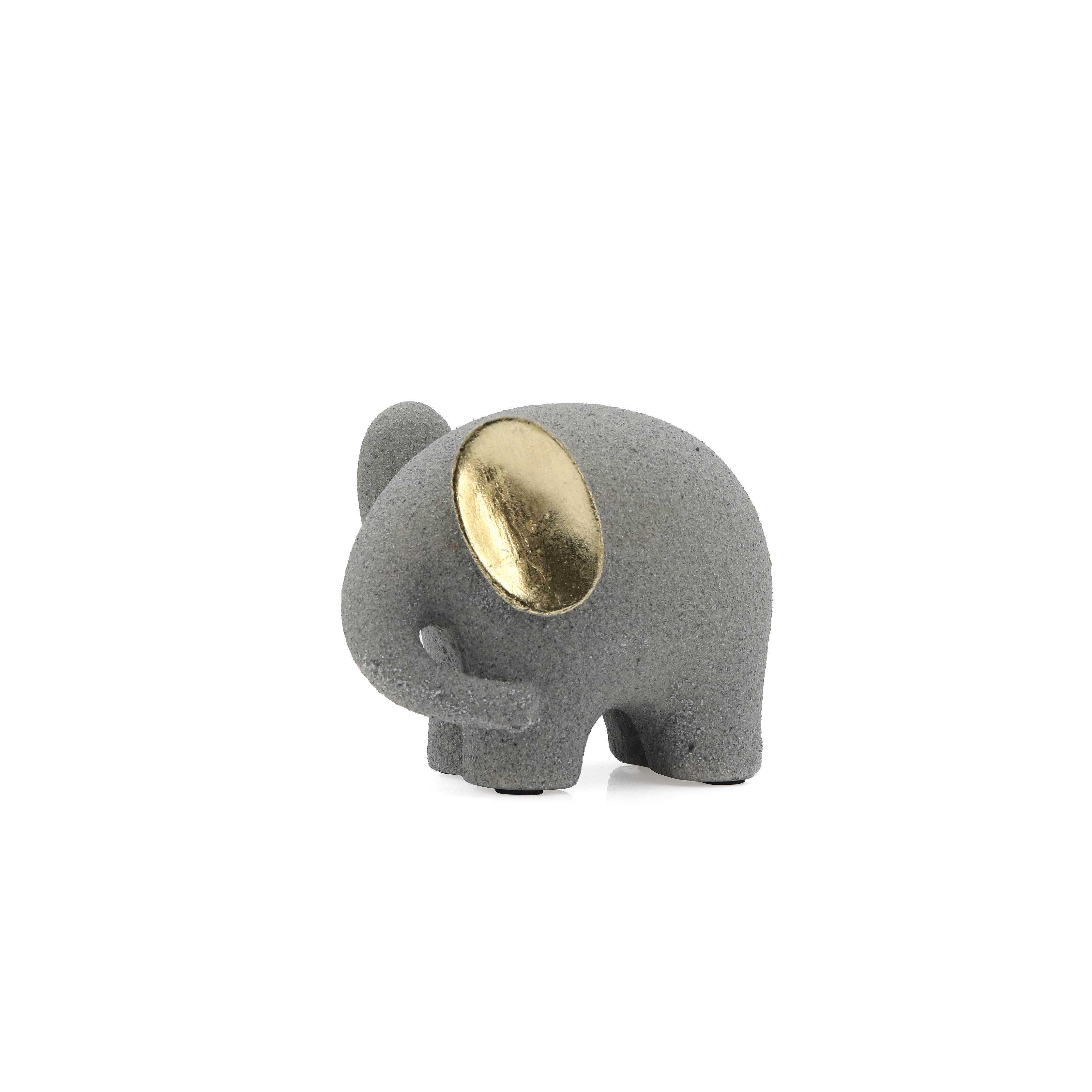 Sandstone Elephant - Statue Decoration for Home/Study/Living Room, Great Collectible Figurines, Best Gift for The Man, Sandstone Color