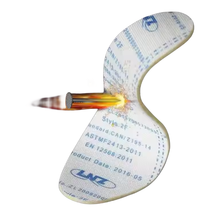 LNZ New European standard Custom ultralight midsole anti puncture insole for safety shoe kevlar insole