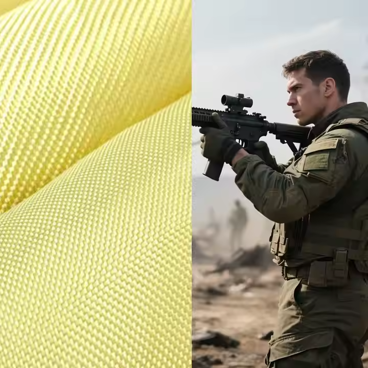 Factory Wholesale High-Strength Woven Aramid Fibre Fabrics Kavler Fabrics 1500D 220g