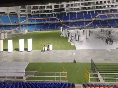 Plancher professionnel de concert pour stade destiné aux grands événements musicaux