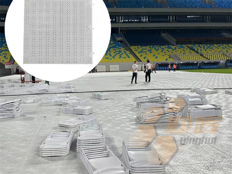 Principaux avantages de l’utilisation du revêtement Terraplas pour les stades temporaires