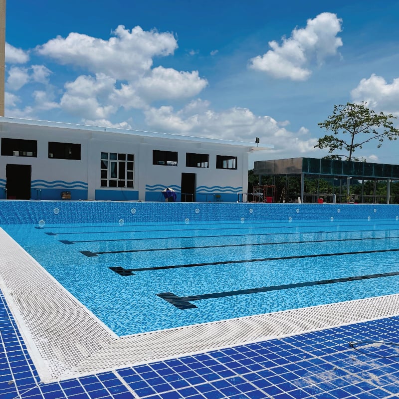Rénovation de la piscine civile de l'École Bowen de Zhongshan