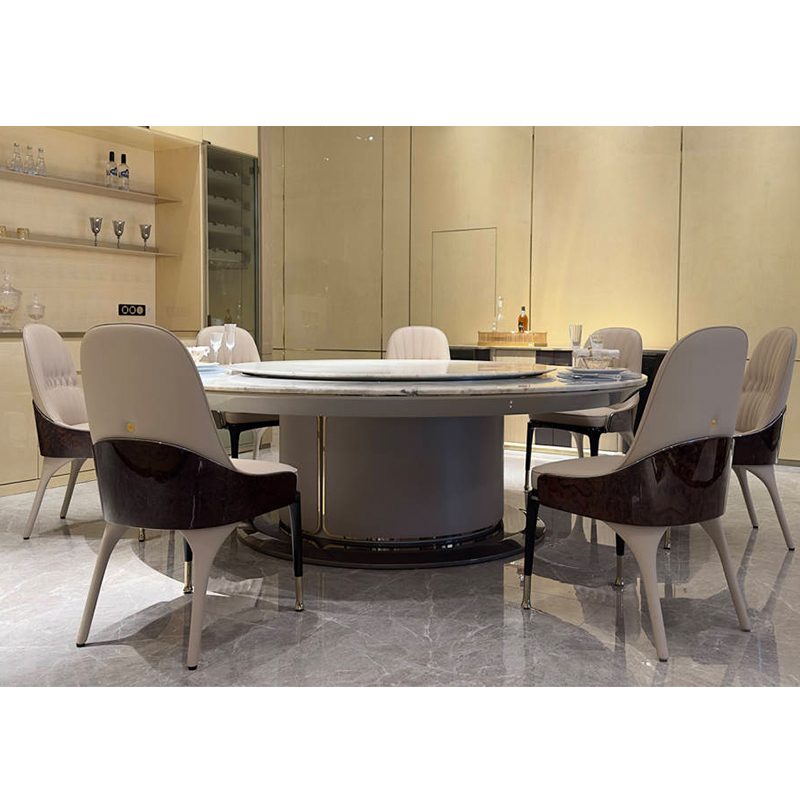 Modern Luxurious Dining Chair with Soft Upholstery & Metal Strip Legs - Simple Elegance for Your Bedroom