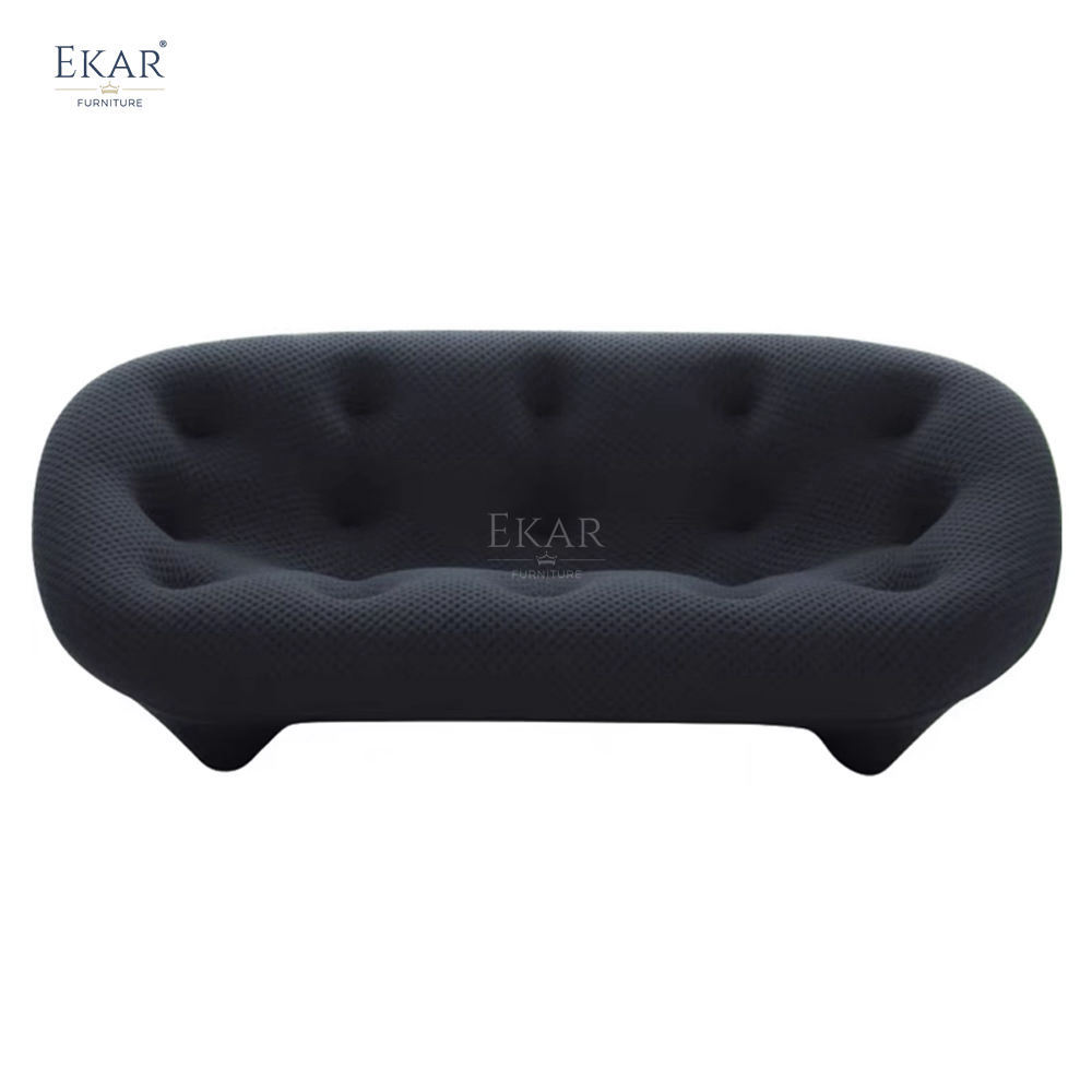 Shell-Shaped Creative Modular Sofa Cozy Velvet Set with Shaping Foam Unique Comfort Living Villa Apartment Bedroom Bag Storage