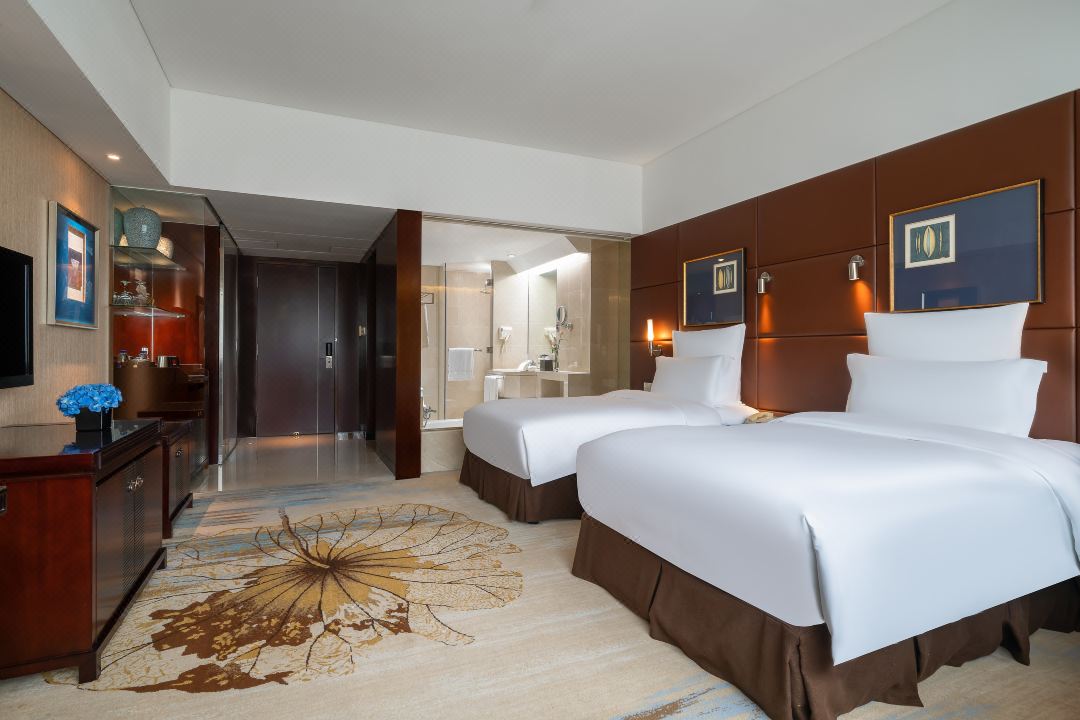 Pullman Guangzhou Baiyun Airport Double single bedroom