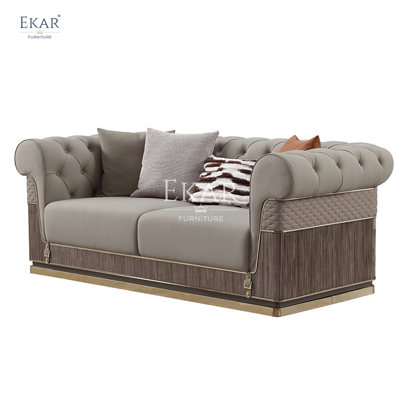 New design comfortable living room furniture leather sofa coffee table sofa set