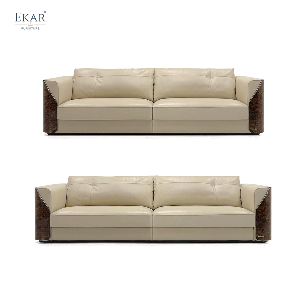 Semi-Circular Accent Black Titanium Brushed Metal Decorative Sofa