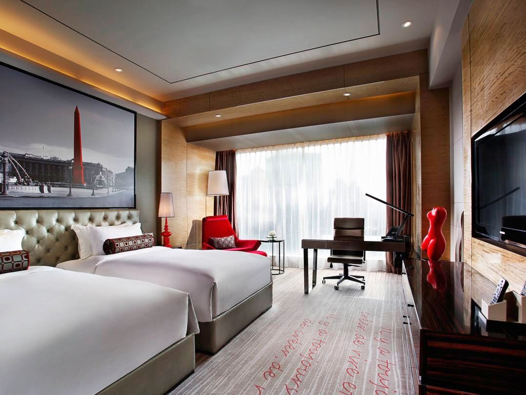 Sofitel Guangzhou Sunrich Hotel Double Single Bedroom